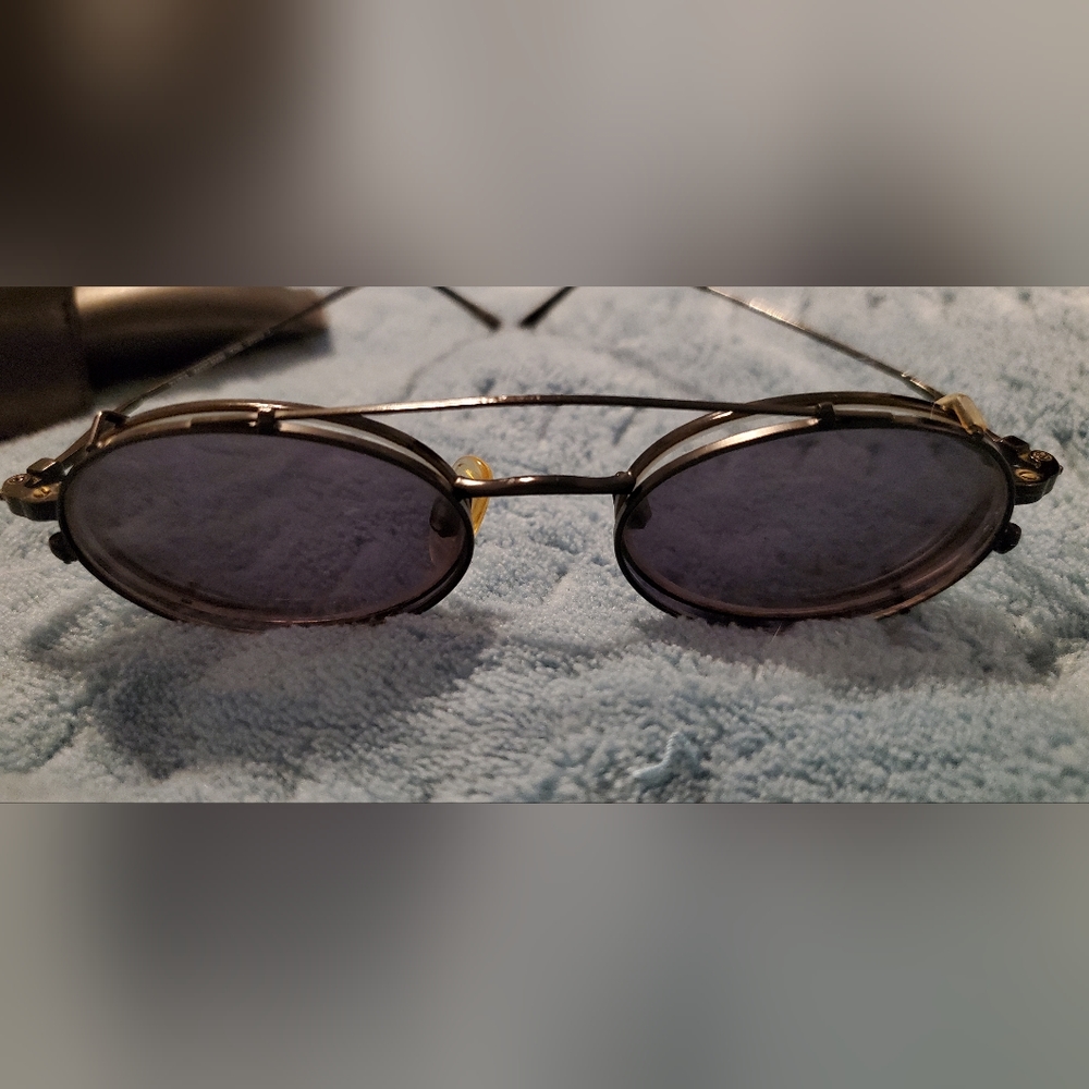 Tura metal eyewear clip-on sunglasses